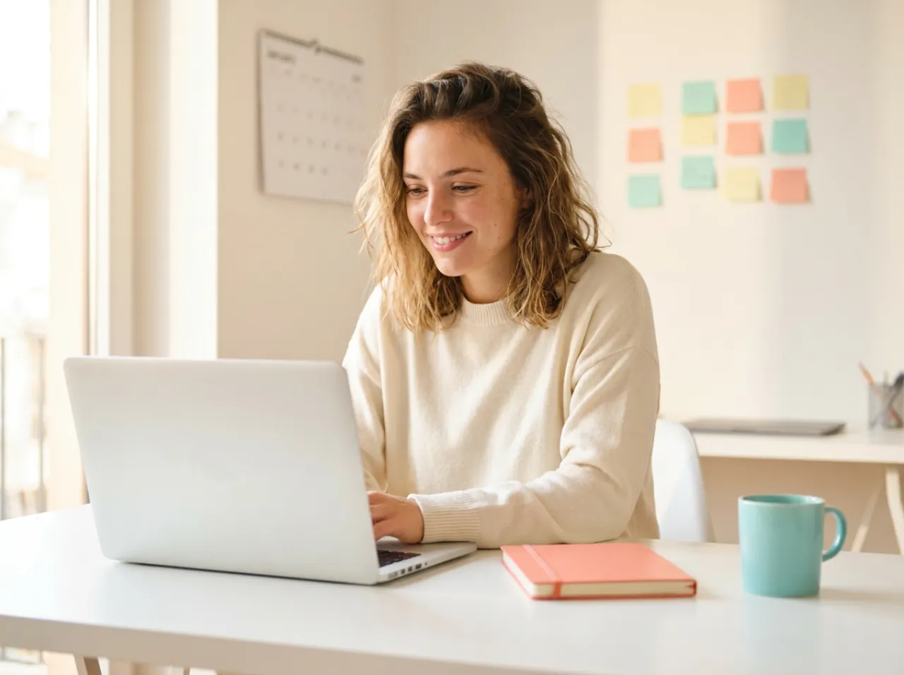 SaaS founder watching demo bookings fill a calendar powered by the UNHOOKED AI engine
